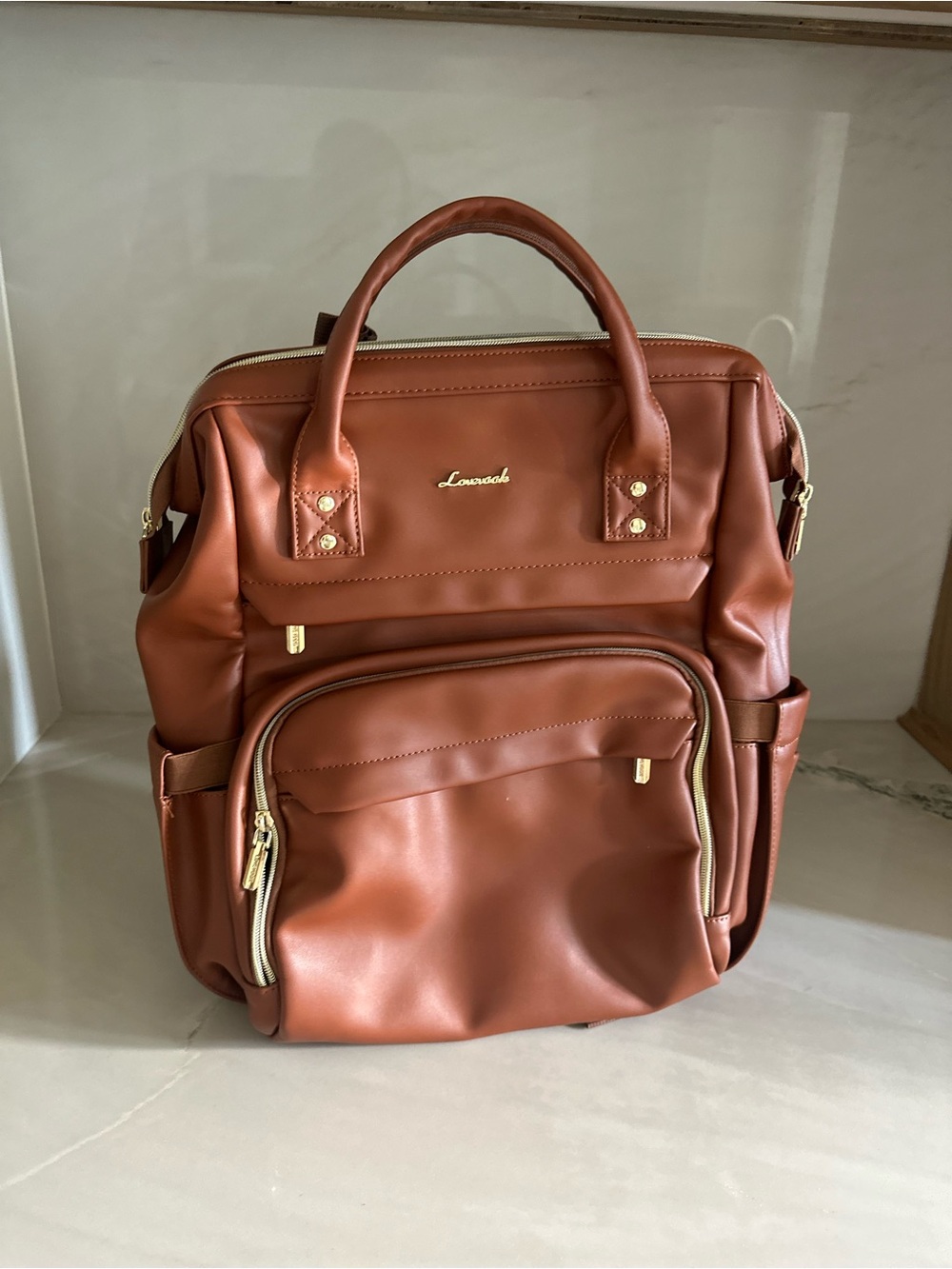 NWOT Beautiful Brown Backpack or Diaper Bag